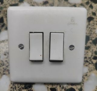 Simón interruptor doble vintage años 70