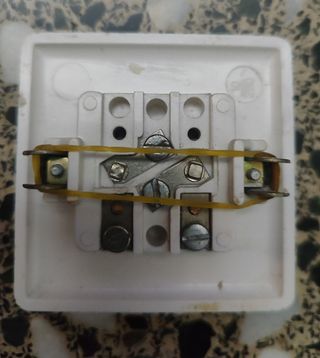 Simón interruptor doble vintage años 70