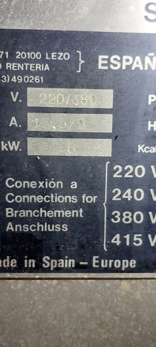 Horno electrico industrial