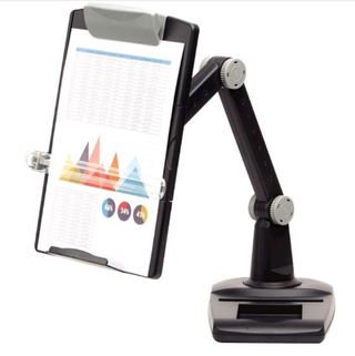 Atril documentos com braço articulado