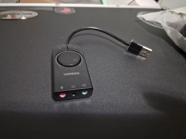 Tarjeta de sonido Interfaz USB UGreen