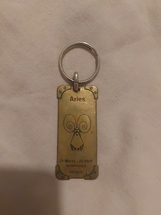 Llavero signo zodiaco Aries vintage