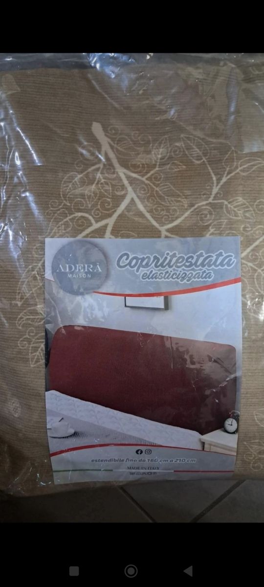 Copritestata letto Queen size