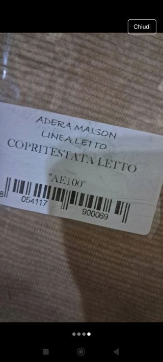 Copritestata letto Queen size 