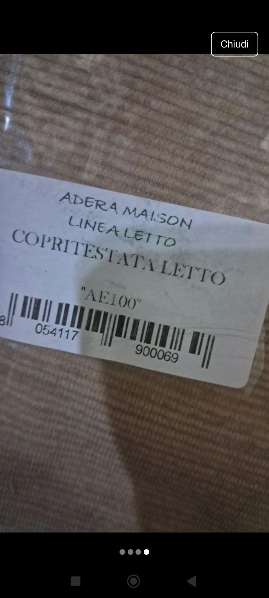 Copritestata letto Queen size