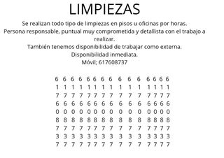 Se realizan limpiezas