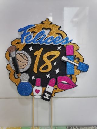 Topper cumpleaños, aniversario...