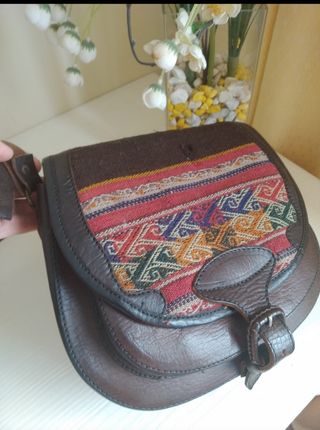 Bolso de cuero artesano