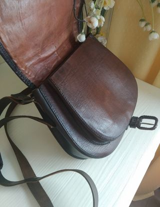 Bolso de cuero artesano