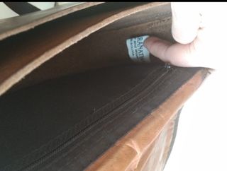 Bolso de cuero artesano