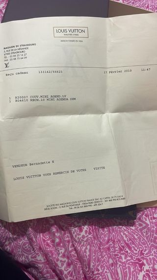 Agenda Louis Vuitton