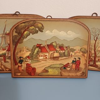 Quadretti Arte Nuova in legno