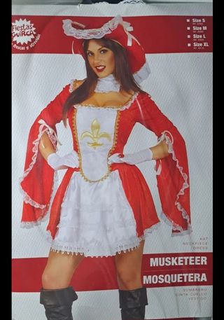Disfraz Mosquetera carnaval