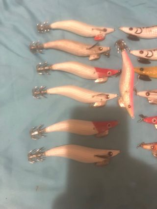 Lote señuelos pesca eging DTD 3/0