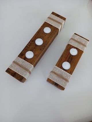 Centros de mesa portavelas