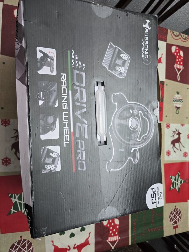 Volante y pedales juego coches PS3