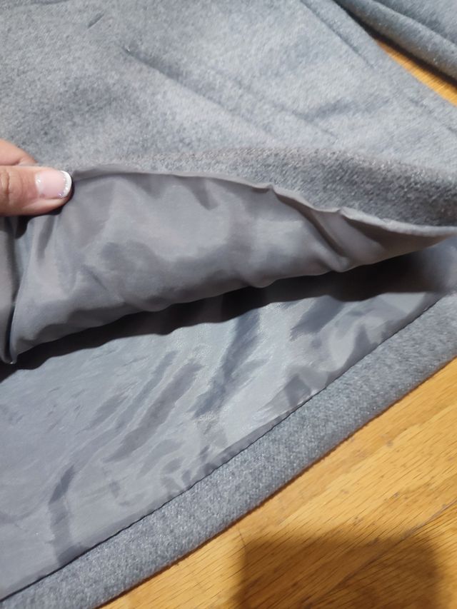Liquidación!!Abrigo zara gris talla M
