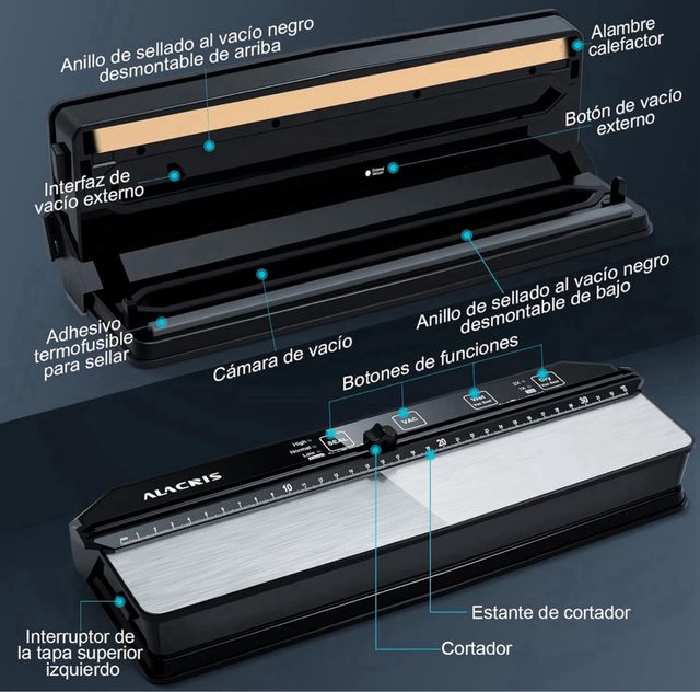 Envasadora al vacío 5 en 1 Nuevo a estrenar