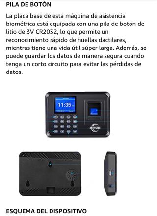 Máquinas fichar de asistencia  Nuevo