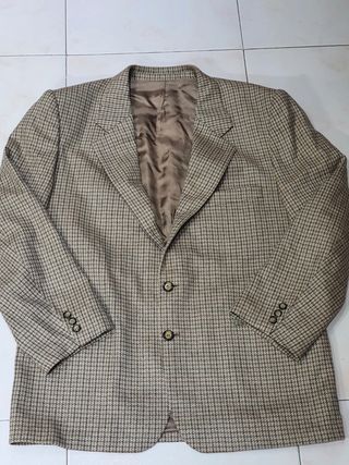 Blazer Cardigan marrón(100%lana virgen)