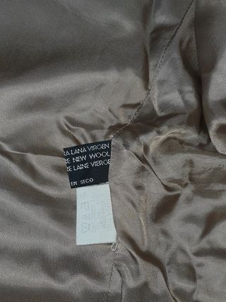 Blazer Cardigan marrón(100%lana virgen)