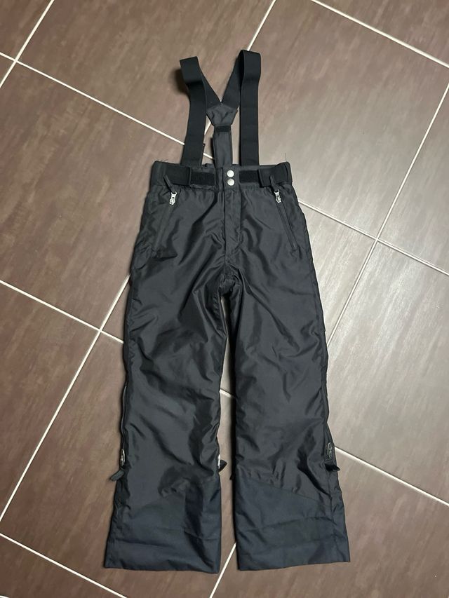 Pantaloni Sci Bambino 500 Wedze 6-8 anni neri