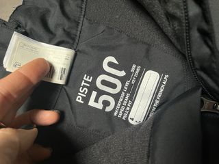 Pantaloni Sci Bambino 500 Wedze 6-8 anni neri