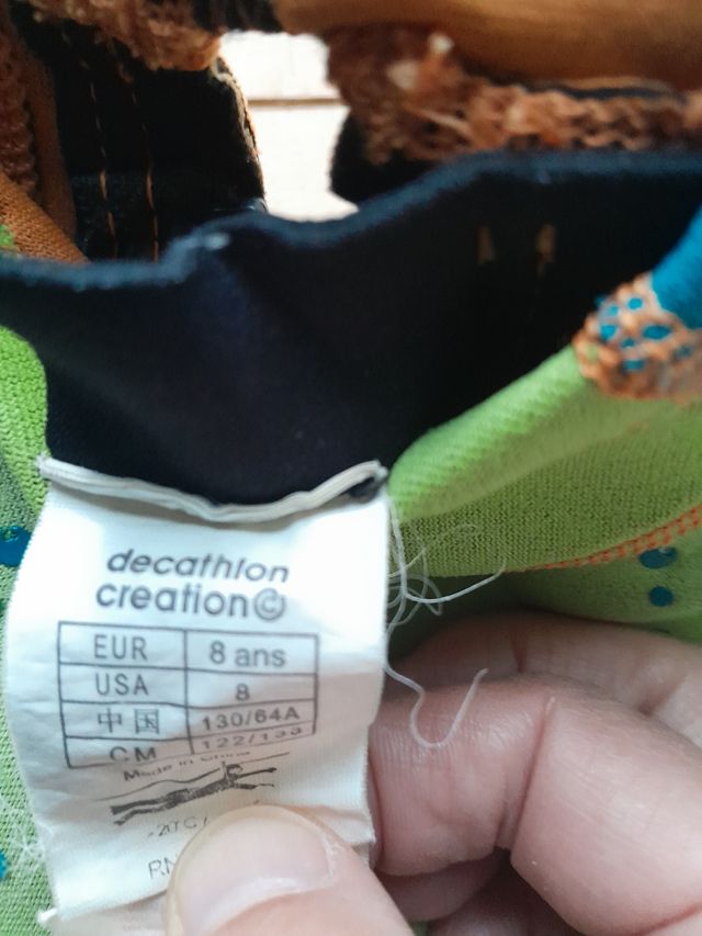 Neopreno niña talla 8