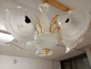 Lampadario con 5 campane