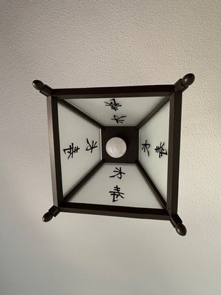 Lámpara techo china
