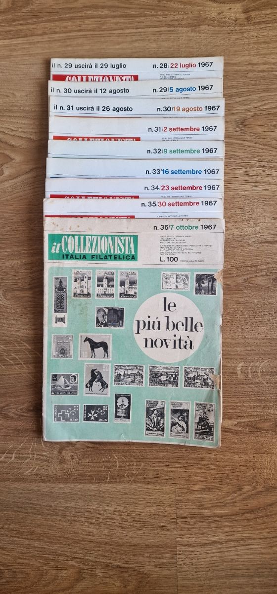 Rivista IL Collezionista Filatelica 1967