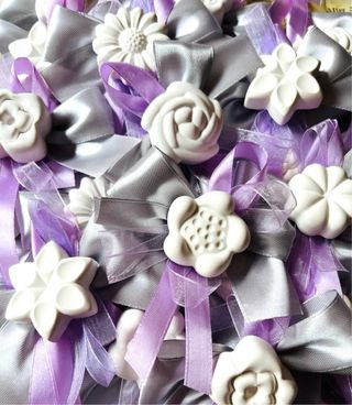 Segnaposto fiori cerimonia comunione