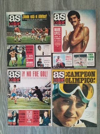 Revistas antiguas AS color 1972