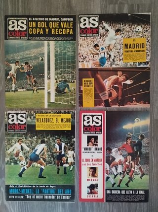 Revistas antiguas AS color 1972