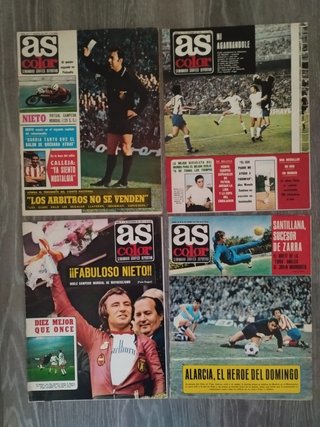 Revistas antiguas AS color 1972