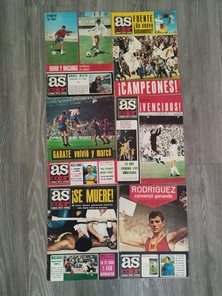 Revistas antiguas AS color 1972