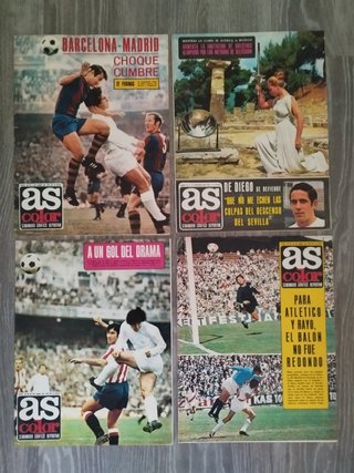 Revistas antiguas AS color 1972