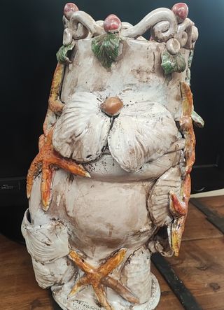 Testa di moro in ceramica di Caltagirone
