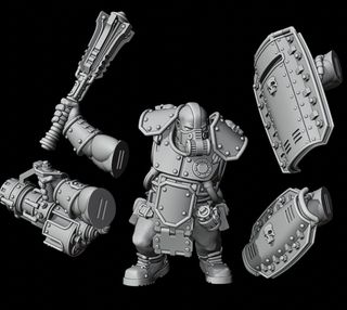 5 abhumans para juego Martillo de Guerra