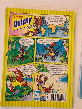 3 quaderni vintage quicky nesquik