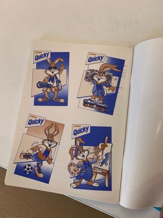 3 quaderni vintage quicky nesquik