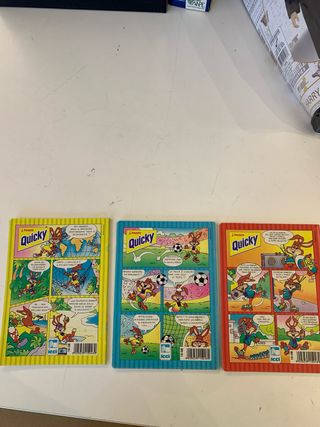 3 quaderni vintage quicky nesquik