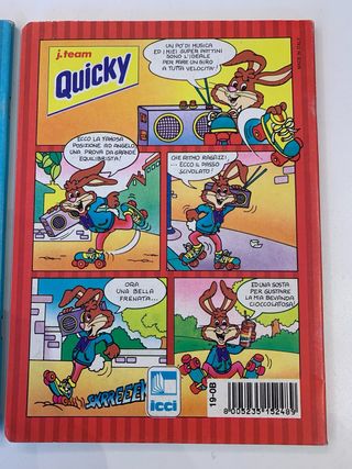 3 quaderni vintage quicky nesquik