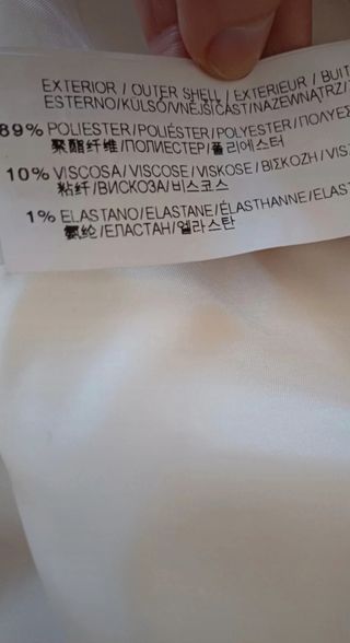 Abrigo Blanco Pull&Bear