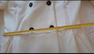 Abrigo Blanco Pull&Bear