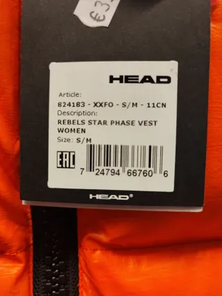 CHALECO HEAD MUJER TALLA S-M