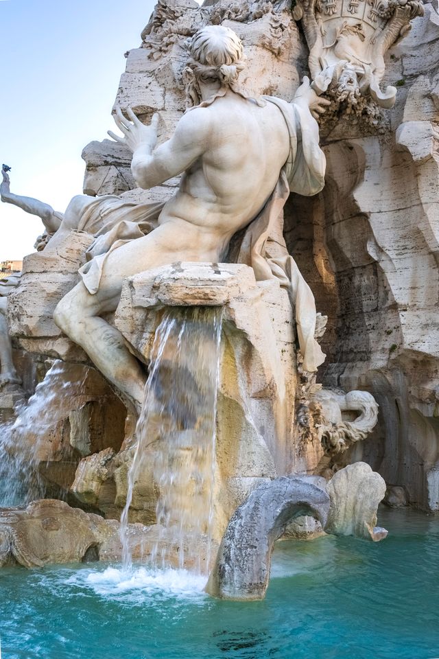 Poster fotografico Fontana dei Quattro Fiumi, Roma