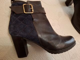 Botines mujer piel marrón muy comodos