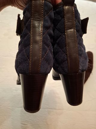 Botines mujer piel marrón muy comodos