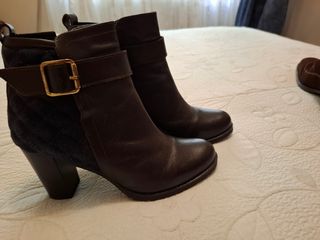 Botines mujer piel marrón muy comodos